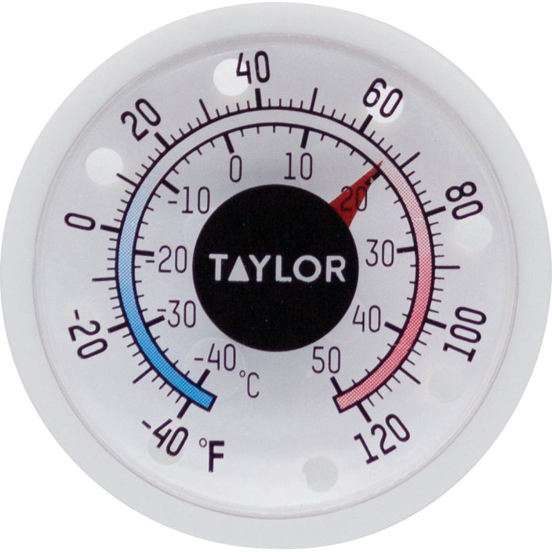 Taylor Dial Stick-on Thermometer White