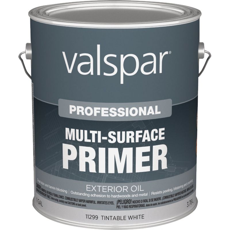 Valspar Professional Oil Based ( Alkyd) Exterior Primer 1 Gal., White Tintable
