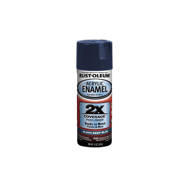 Rust-Oleum Automotive Acrylic Enamel 2X Gloss Blue Spray Paint-271942,12 oz