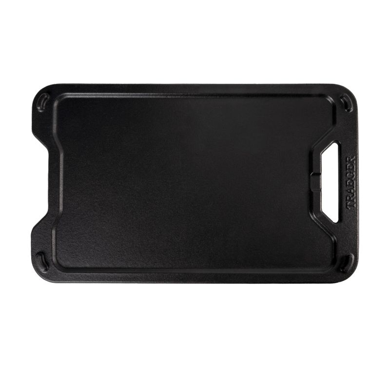 Traeger ModiFIRE BAC609 Grill Griddle, Reversible, Cast Iron, Enamel, For: ModiFIRE Traeger Grill Grates
