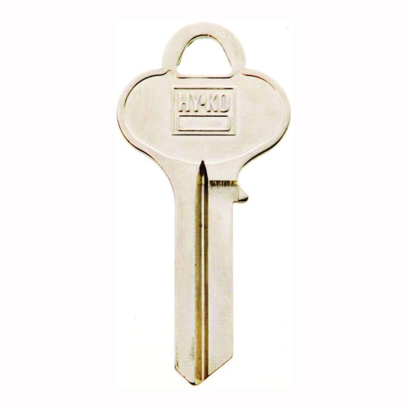 Hy-Ko 11010LO1 Key Blank, Brass, Nickel, For: Lori Cabinet, House Locks and Padlocks (Pack of 10)