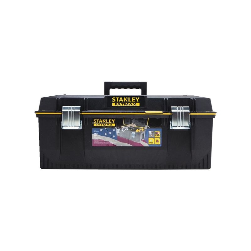 Fatmax 028001L Tool Box, 9.2 gal, Structural Foam, Black/Yellow Black/Yellow