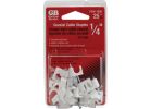 Gardner Bender UV Resistant Coaxial Cable Staple 1/4 In., White
