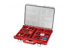 Milwaukee 48-22-8431 Organizer, 19.76 in L, 16.38 in W, 2.52 in H, 10-Compartment, Plastic, Red Red