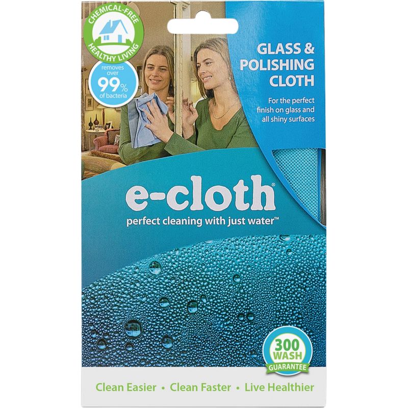E-Cloth Glass &amp; Polishing Cloth Blue