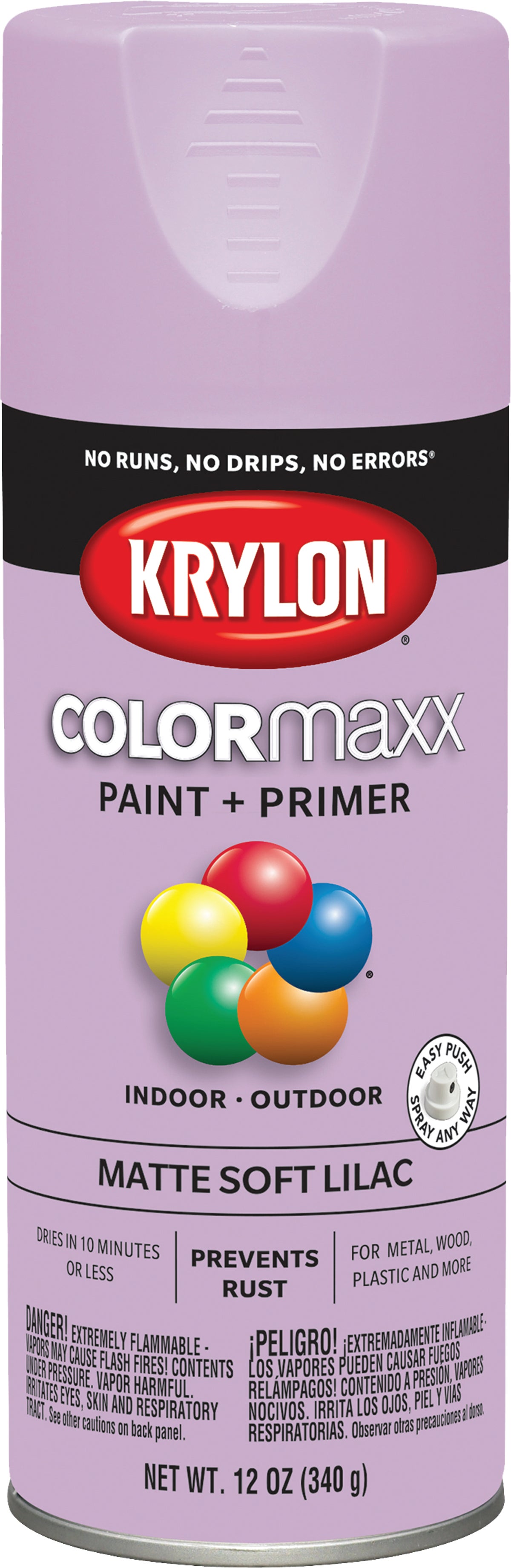 Krylon COLORmaxx Spray Paint Primer White