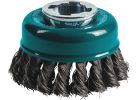 Makita 3-1/8 In. Carbon Steel Knot Wire Cup Brush