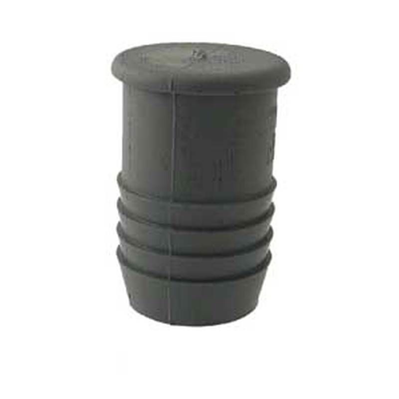 Plumb Eeze UPPP-07 Pipe Plug, 3/4 in, Polyethylene, Gray Gray