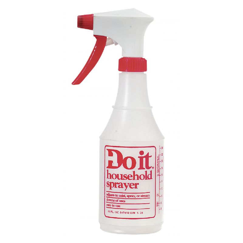 Do it Plastic Spray Bottle 16 Oz., White, Red
