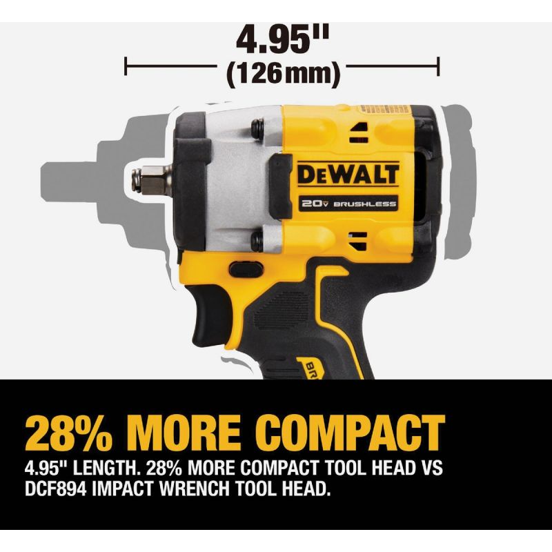 DeWalt ATOMIC 20V MAX Lithium-Ion 3/8 In. Cordless Impact Wrench - Tool Only