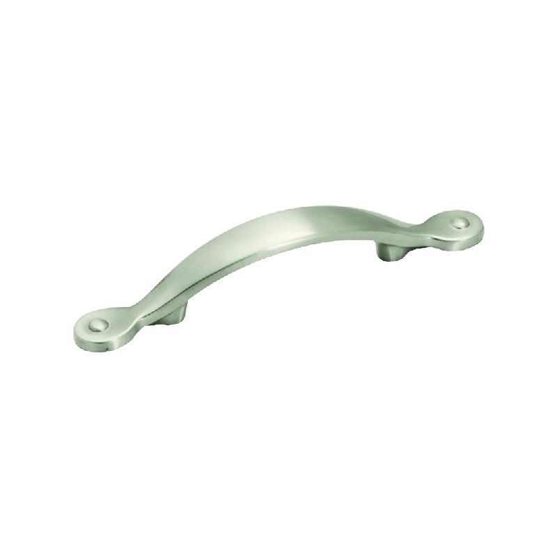 Amerock Inspirations Series TPK1590G10 Cabinet Pull, 5-1/2 in L Handle, 11/16 in H Handle, 1 in Projection, Zinc Transitional