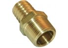 Lasco Brass Hose Barb X Male Pipe Thread Adapter 1/2&quot; MPT X 1/4&quot; Hose Barb