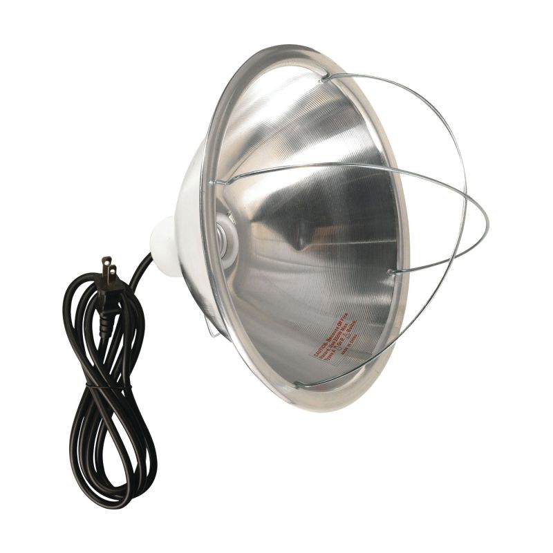 CCI 0165 Brooder Heat Lamp, Aluminum Aluminum