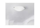 Canarm IFM161651 Flush Mount Ceiling Fixture, 120 V, 180 W, 3-Lamp, Type A Lamp, Steel Fixture, Brushed Pewter Fixture