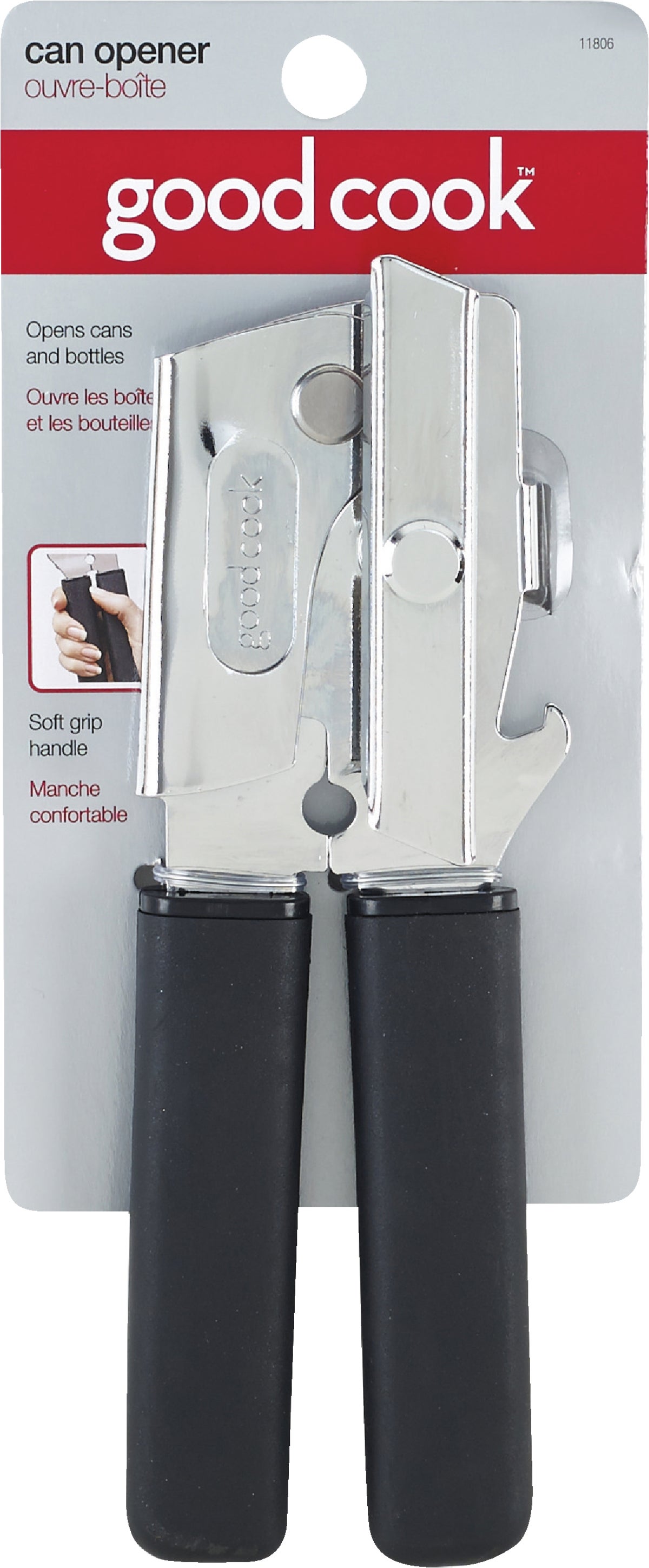 Good Cook 11800 Three-Way Can Opener, Assorted Color