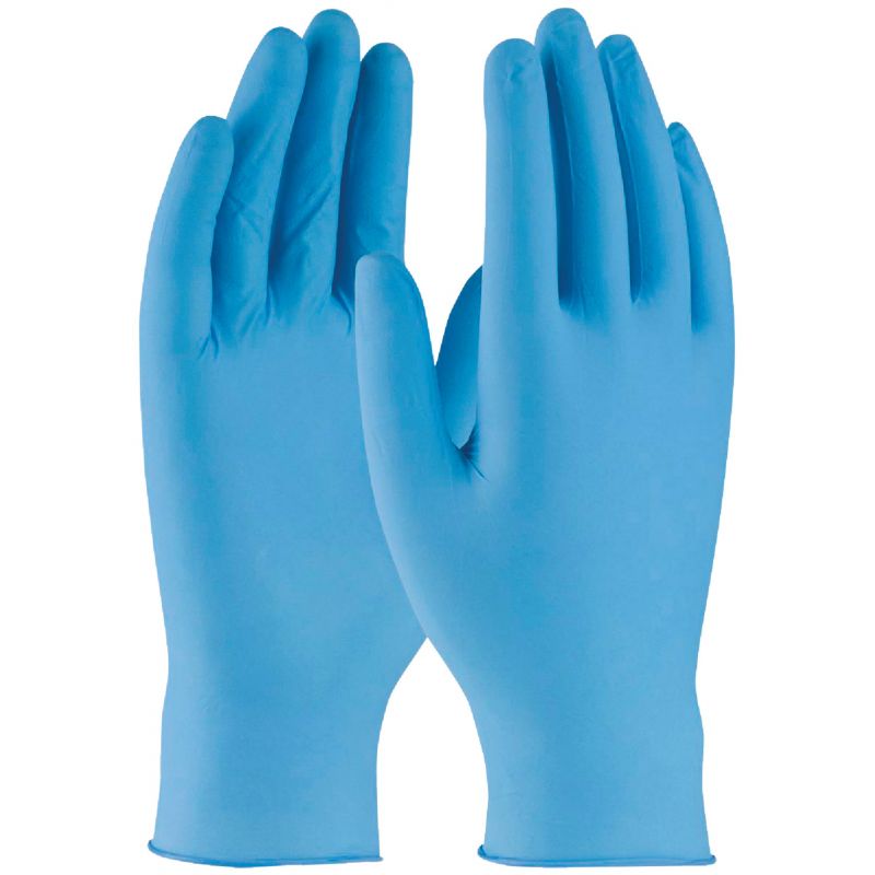 West Chester Protective Gear Nitrile Industrial Grade Disposable Glove XL, Blue