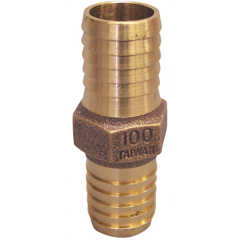 Low Lead Brass Hose Barb Insert Coupling 1/2&quot;