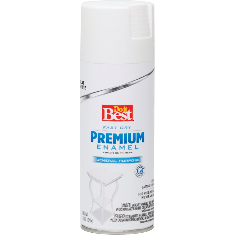 Do it Best Premium Enamel Spray Paint 12 Oz., White