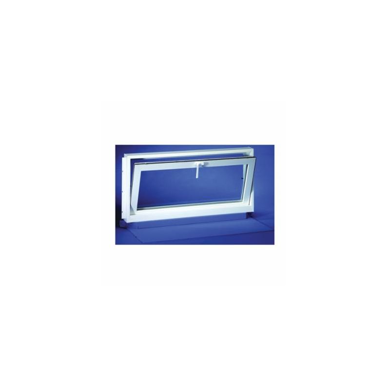 Duo-Corp Aristoclass Series 3219ART Hopper Basement Window, Glass Glass/Screen, Vinyl Frame
