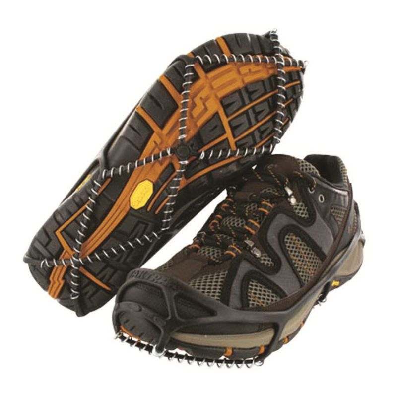Yaktrax Walk Series 8001 S Shoe Traction Device, Unisex, S, Spikeless, Black S, Black