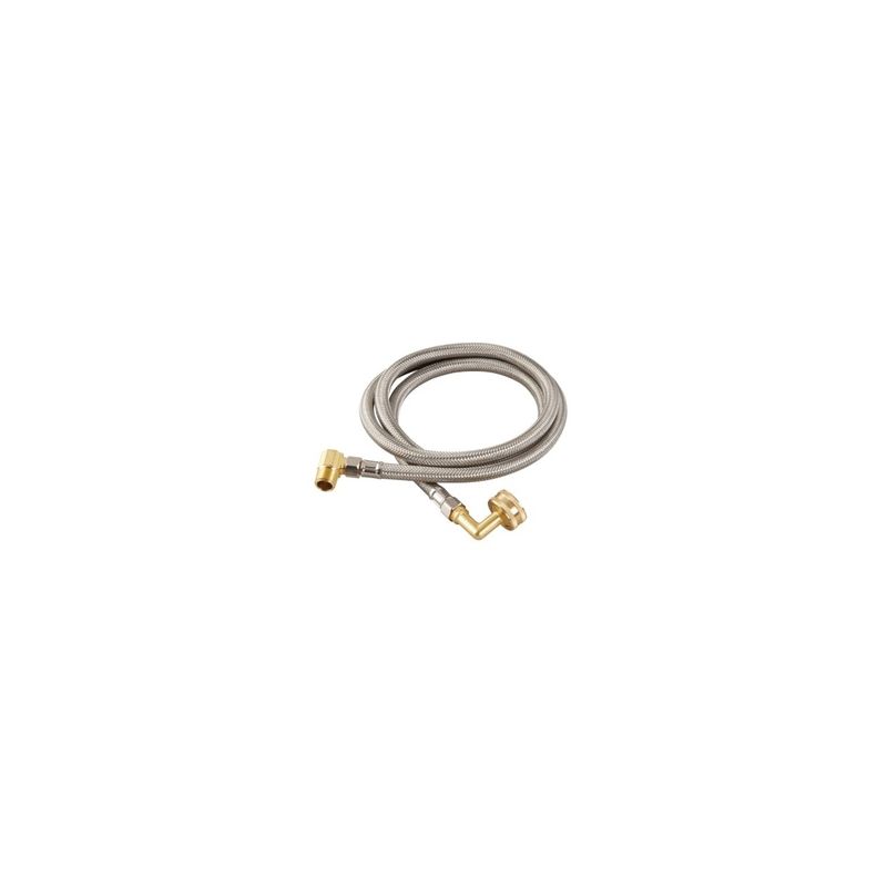 Moen M4122BK Dishwasher Hose and Elbow, Stainless Steel