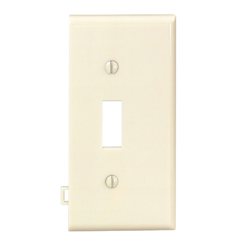 Leviton Sectional Toggle Switch Wall Plate End Panel Ivory