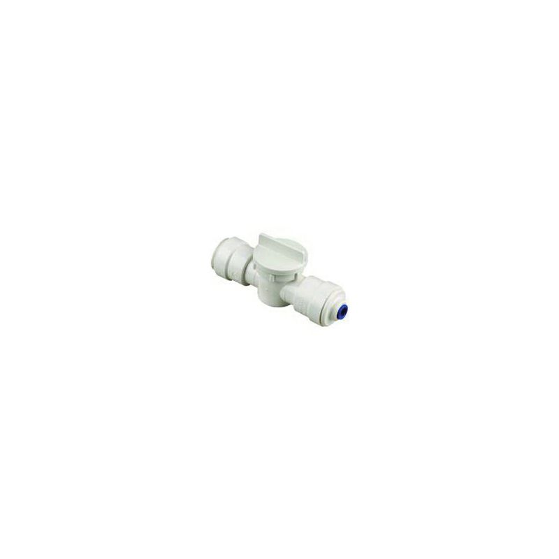 Watts 3555-1006/P-671 In-Line Valve, 1/2 x 1/4 in Connection, Sweat x Sweat, 250 psi Pressure, Thermoplastic Body Off-White