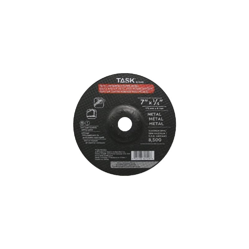Task 32704B Cutting Wheel, 7 in Dia, 1/4 in Thick, 7/8 in Arbor