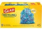 Glad Municipal Blue Recycling Trash Bag 13 Gal., Blue