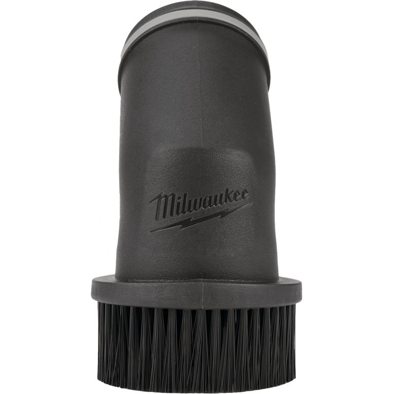 Milwaukee Round Vacuum Brush 1-7/8 In., Black