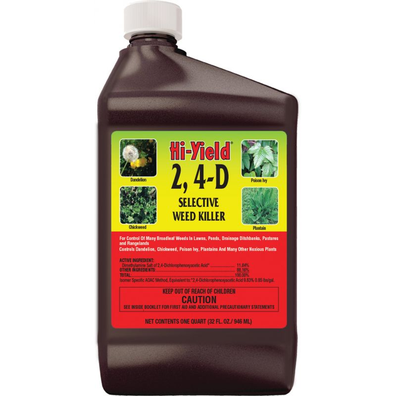 Hi-Yield 2, 4-D Selective Weed Killer 32 Oz., Pourable