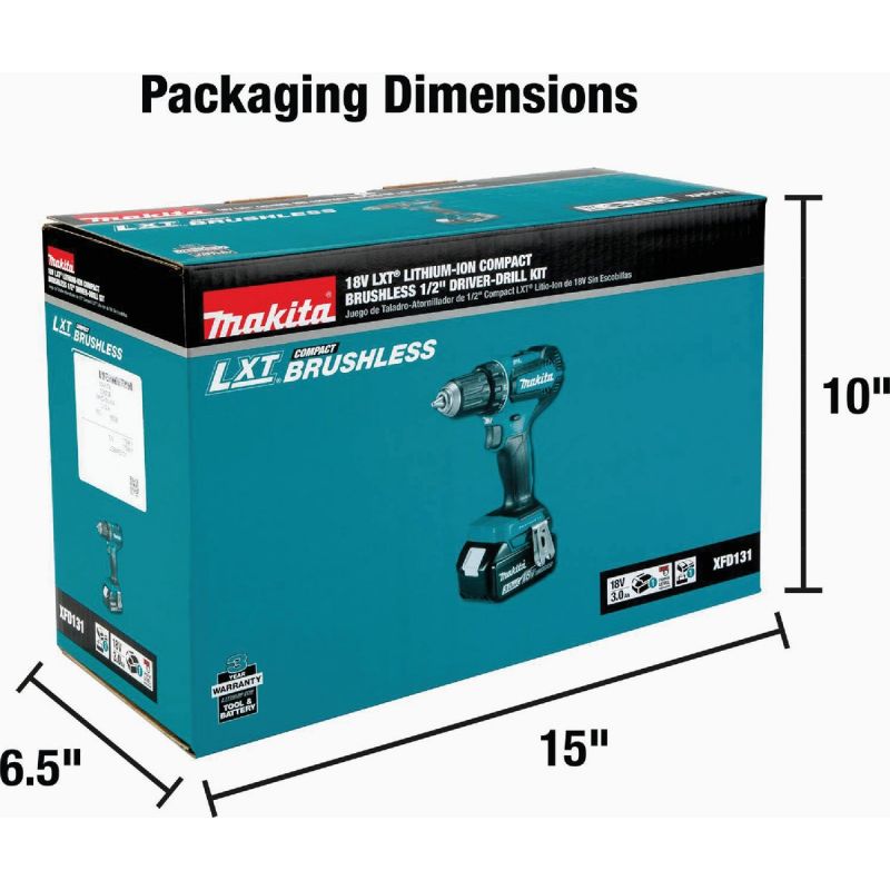 Makita 18V Cordless Drill/Driver Kit