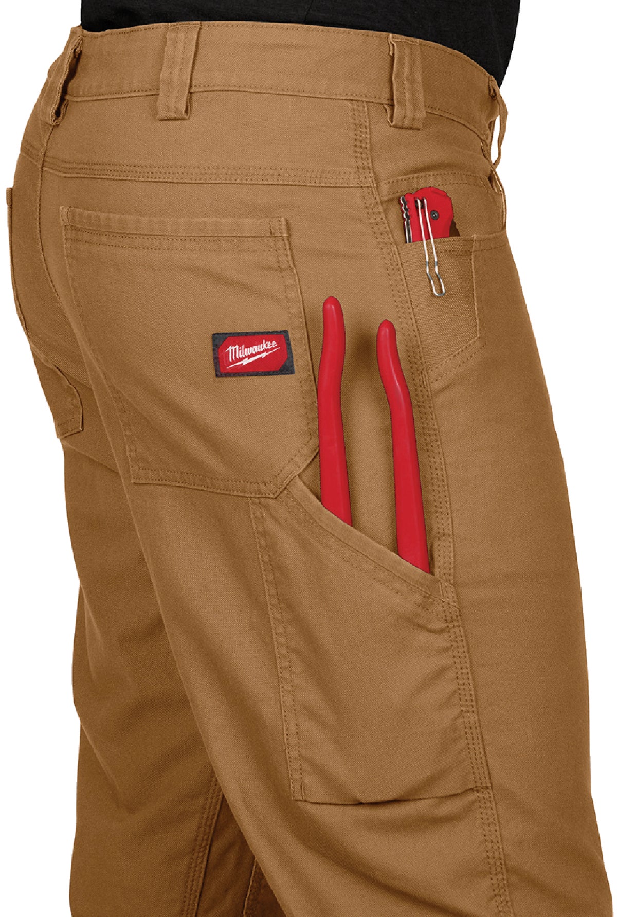 Skylinewears Mens Cordura Utility Tool Pockets Pants Carpenter Heavy Duty  Knee Reinforced Safety Work Wear Trousers B1 Black W30-L30 - Walmart.com