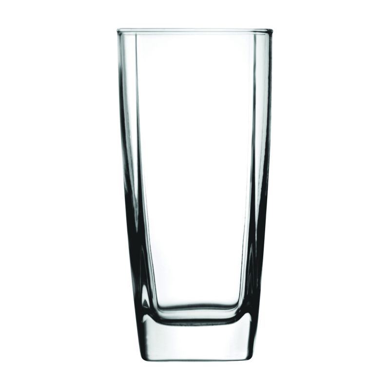 Anchor Hocking 80780L13 Rio Tumbler, 16 oz Capacity, Glass, Clear, Dishwasher Safe: Yes 16 Oz, Clear (Pack of 4)