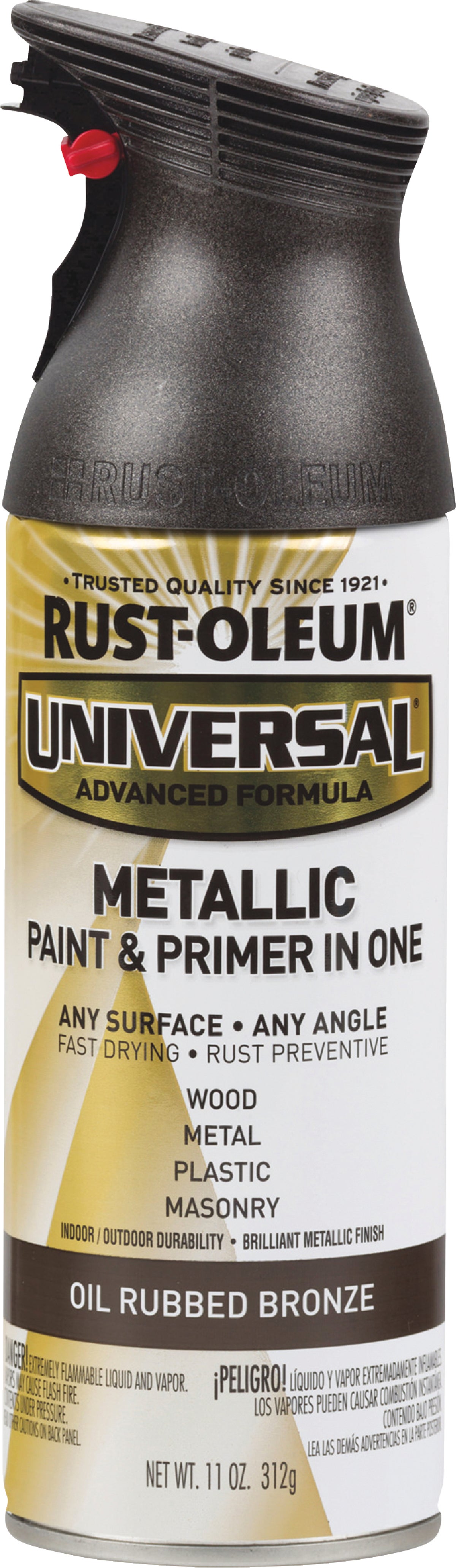 Rustoleum 249132 Universal Metallic 11 oz Spray Paint, Aged Copper