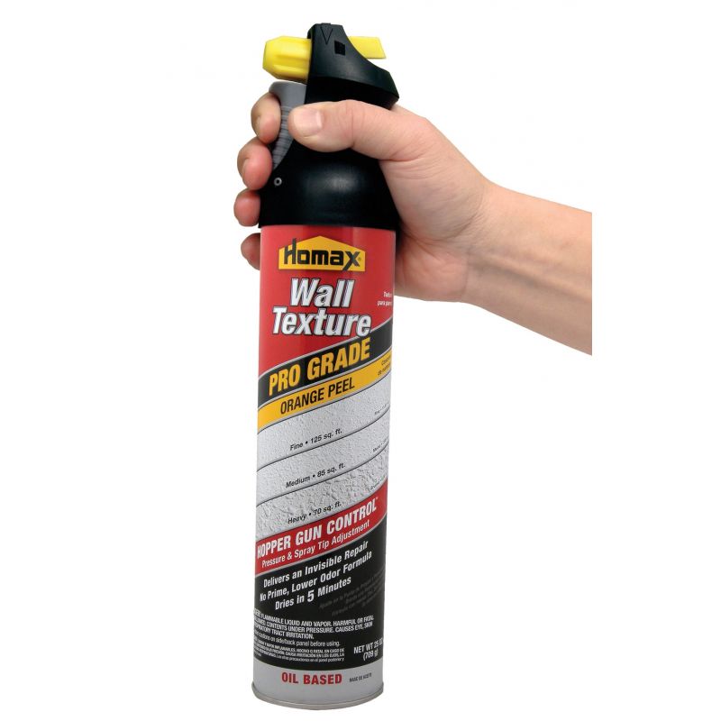 Homax Pro Grade Oil-Based Orange Peel Spray Texture Material Tinted, 25 Oz.
