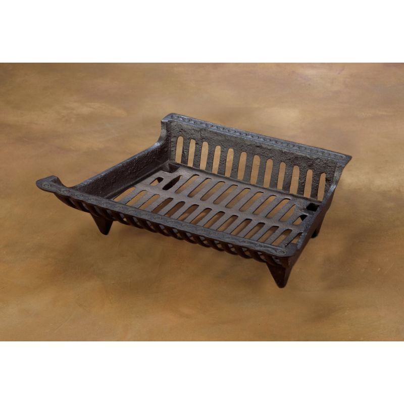 Home Impressions Zero Clearance Cast-Iron Fireplace Grate Black