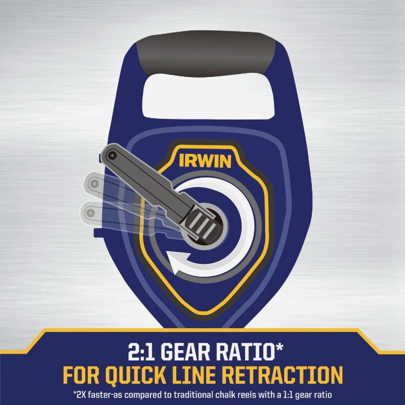 Irwin STRAIT-LINE LayoutPro XL Chalk Line Reel