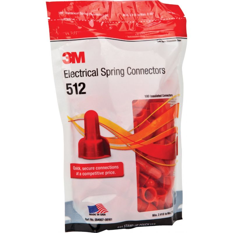3M Wing Wire Connector Red