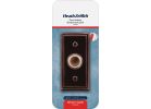 Heath Zenith Wired Lighted Doorbell Push-Button Oil Rubbed Bronze