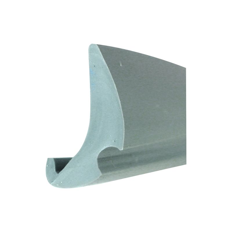 Make-2-Fit P 7777 Glass Glazing Spline, 0.19 in W, 0.47 in Thick, 200 ft L, Vinyl, Gray Gray