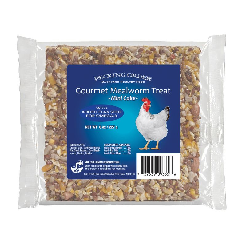 Pecking Order 009327 Chicken Mealworm Treat, 8 lb Bag