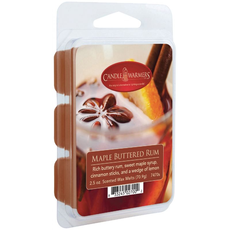 Candle Warmers Soy Wax Melt 6 Ct., Brown