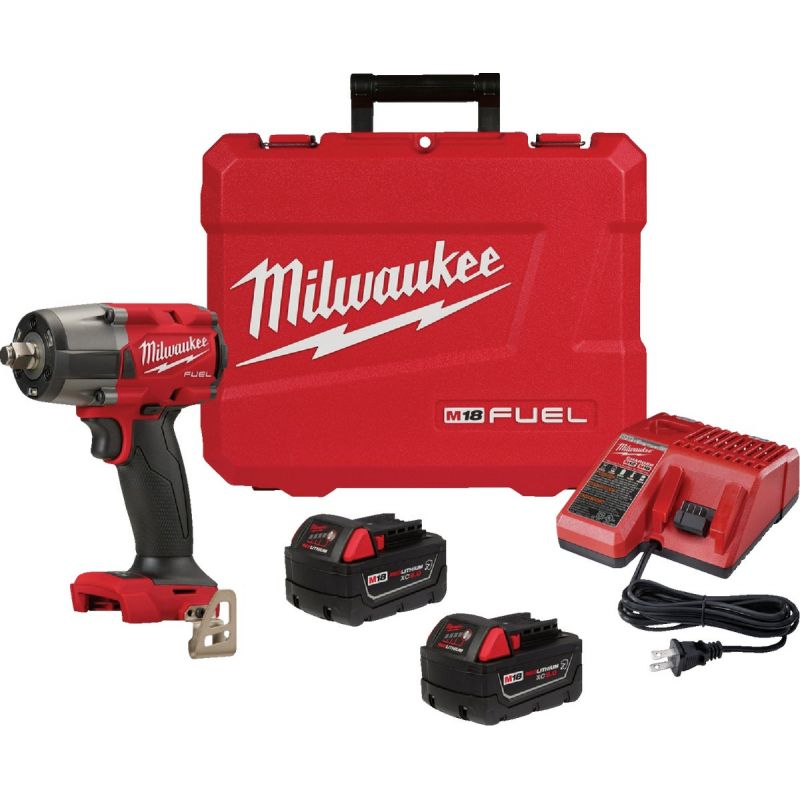 Milwaukee M18 FUEL 1/2 In. Mid-Torque Impact Wrench w/Friction Ring Kit