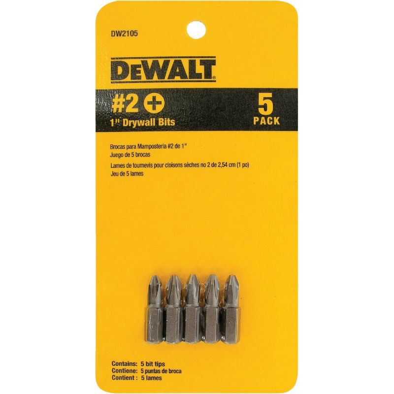 DeWalt 5-Piece Drywall Screwdriver Bit Set