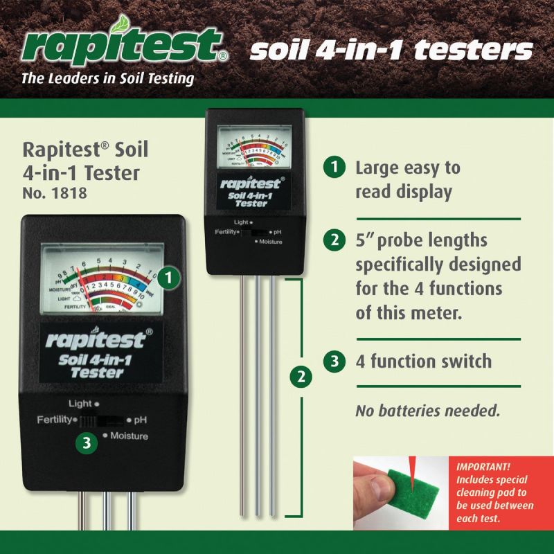 Rapitest 4-In-1 Mini Soil Tester