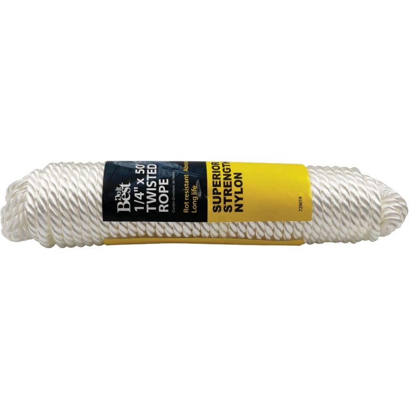 Buy Do it Best Twisted Nylon Packaged Rope White