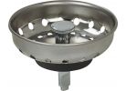 Do it Stainless Steel Basket Strainer Stopper With Post 3-1/2 In.