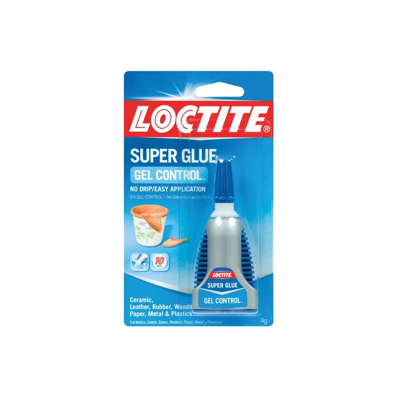 Loctite GEL CONTROL 234790 Super Glue Gel, Gel, Irritating, Clear, 5 g Bottle Clear