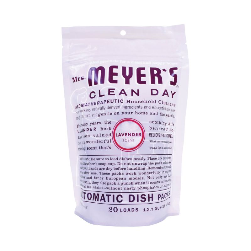 Mrs. Meyer&#039;s 14164 Dishwasher Detergent, 12.7 oz, Lavender, White White